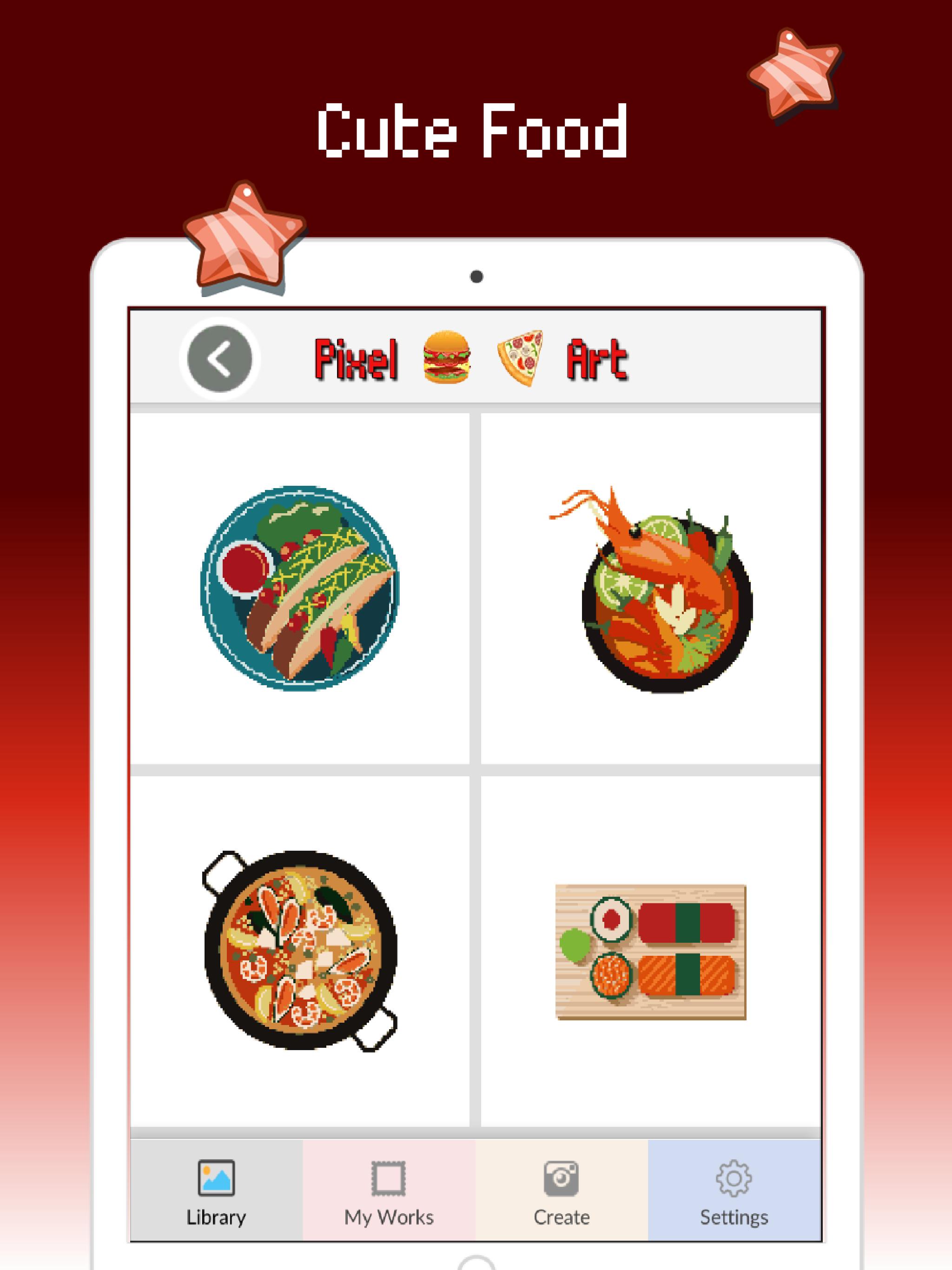 Food color by number : Pixel art coloring 1.4 Screenshot 12