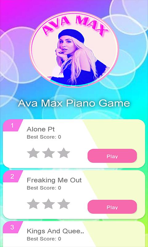 Heaven Ava Max New Songs Piano Game 1.4 Screenshot 1