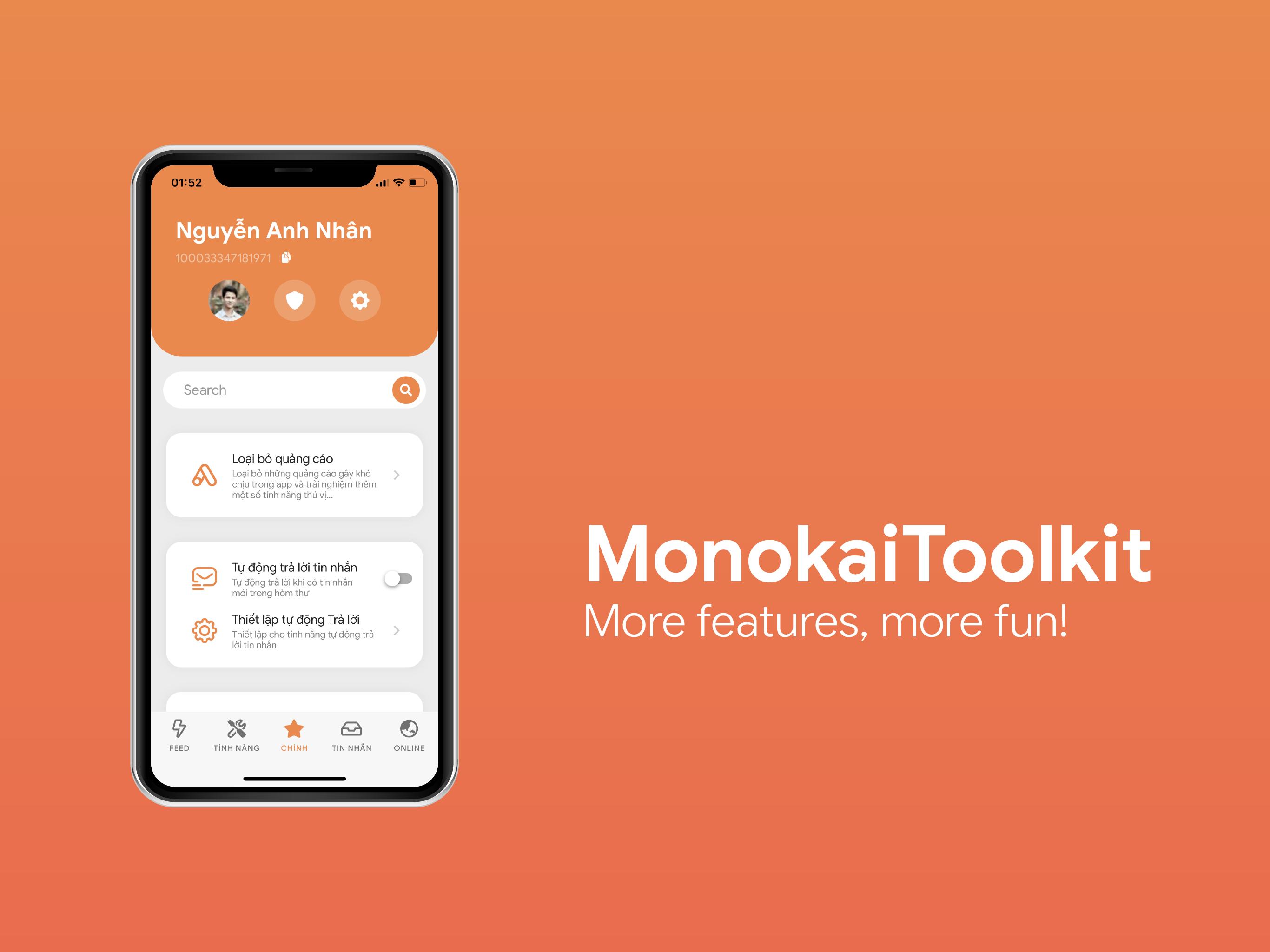 MonokaiToolkit Super Toolkit for Facebook Users 4.7.1 Screenshot 6