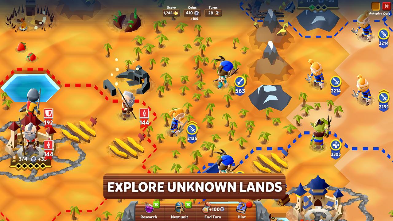 Hexapolis Turn Based Civilization Battle 4X Game 0.0.77 Screenshot 1