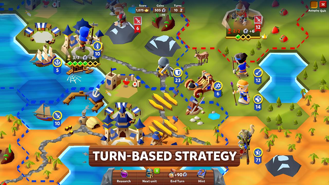 Hexapolis Turn Based Civilization Battle 4X Game 0.0.77 Screenshot 2