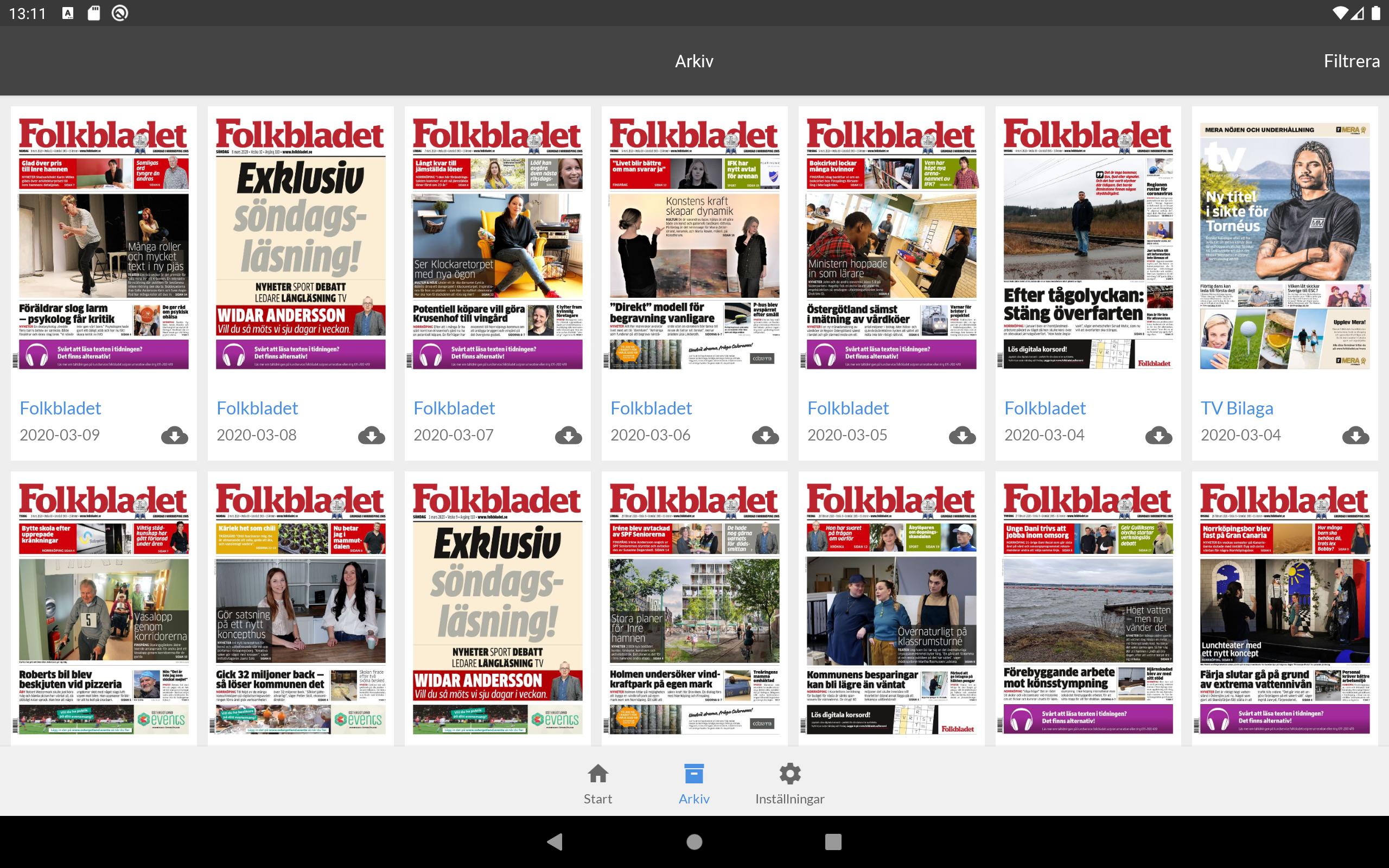 E-tidning Folkbladet 8.8.2 Screenshot 4