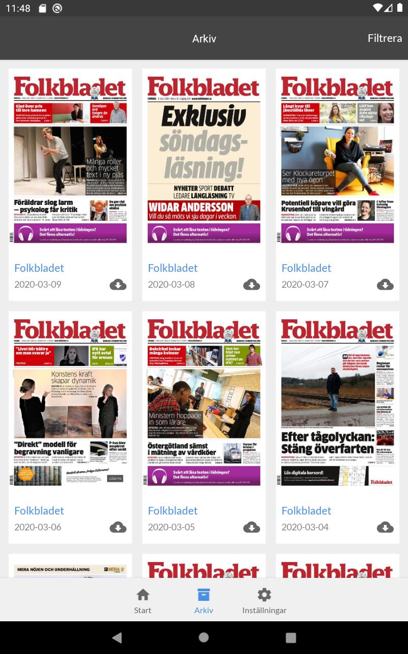 E-tidning Folkbladet 8.8.2 Screenshot 6