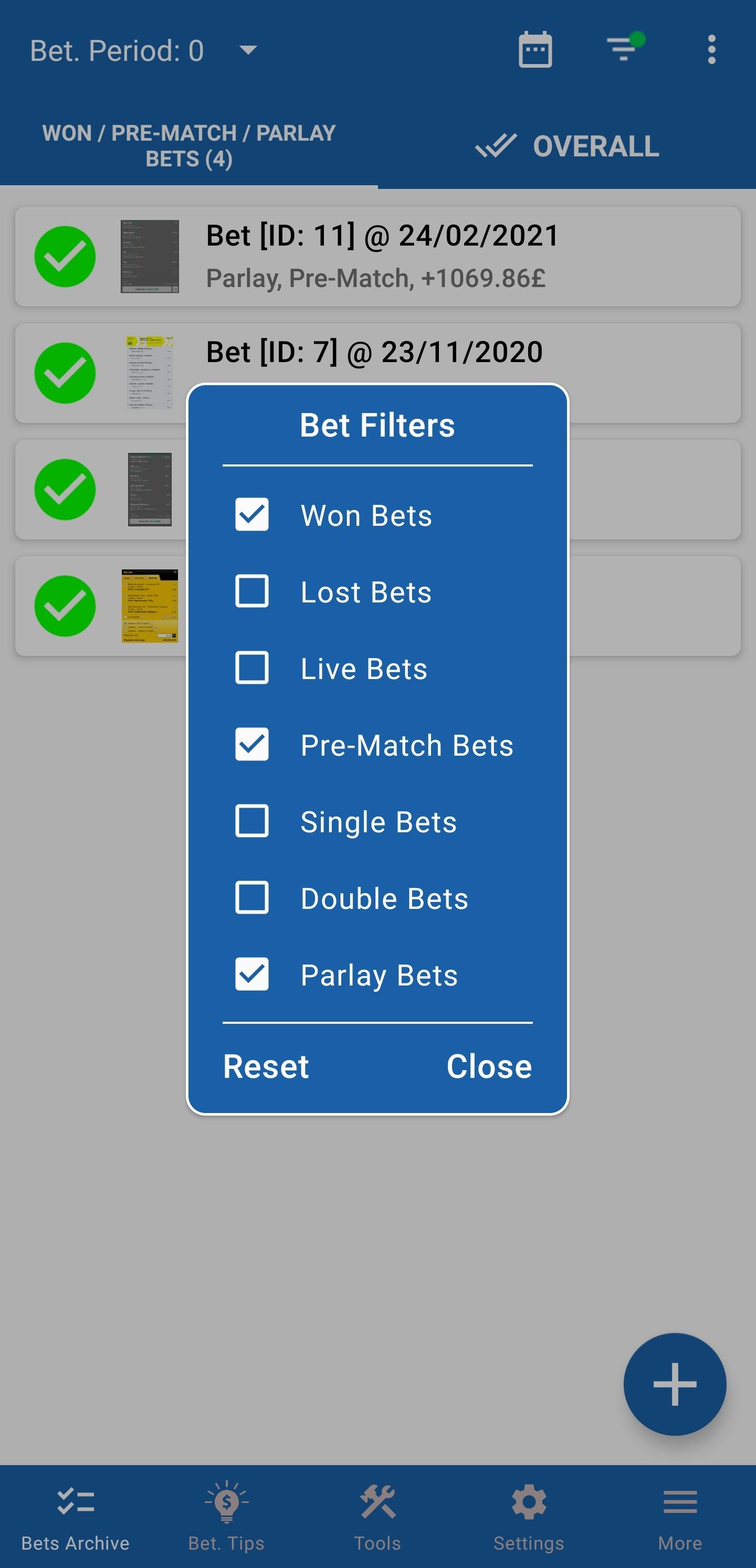 bet$ave - Betting Tips & Tools 2.7.8 Screenshot 5