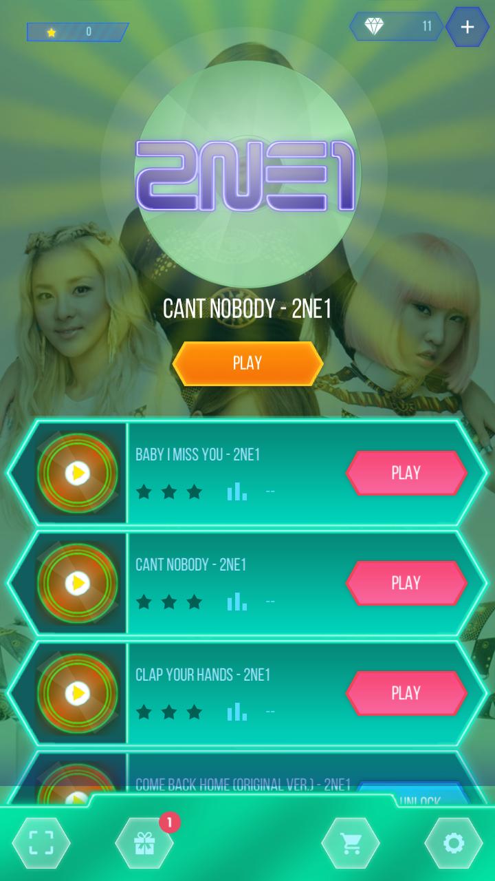 2 NE 1 Magic Twister:KPOP Tiles Twist Game 1.0 Screenshot 1