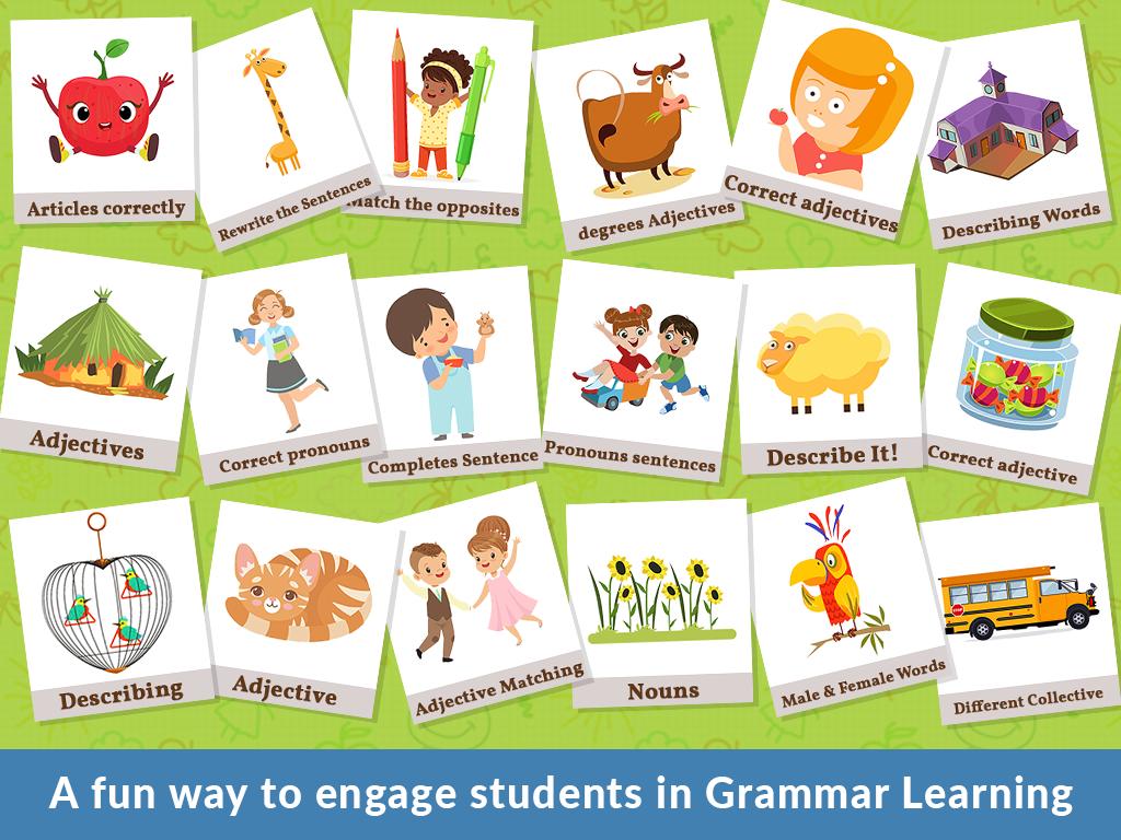 English Grammar and Vocabulary for Kids 13.0 Screenshot 8