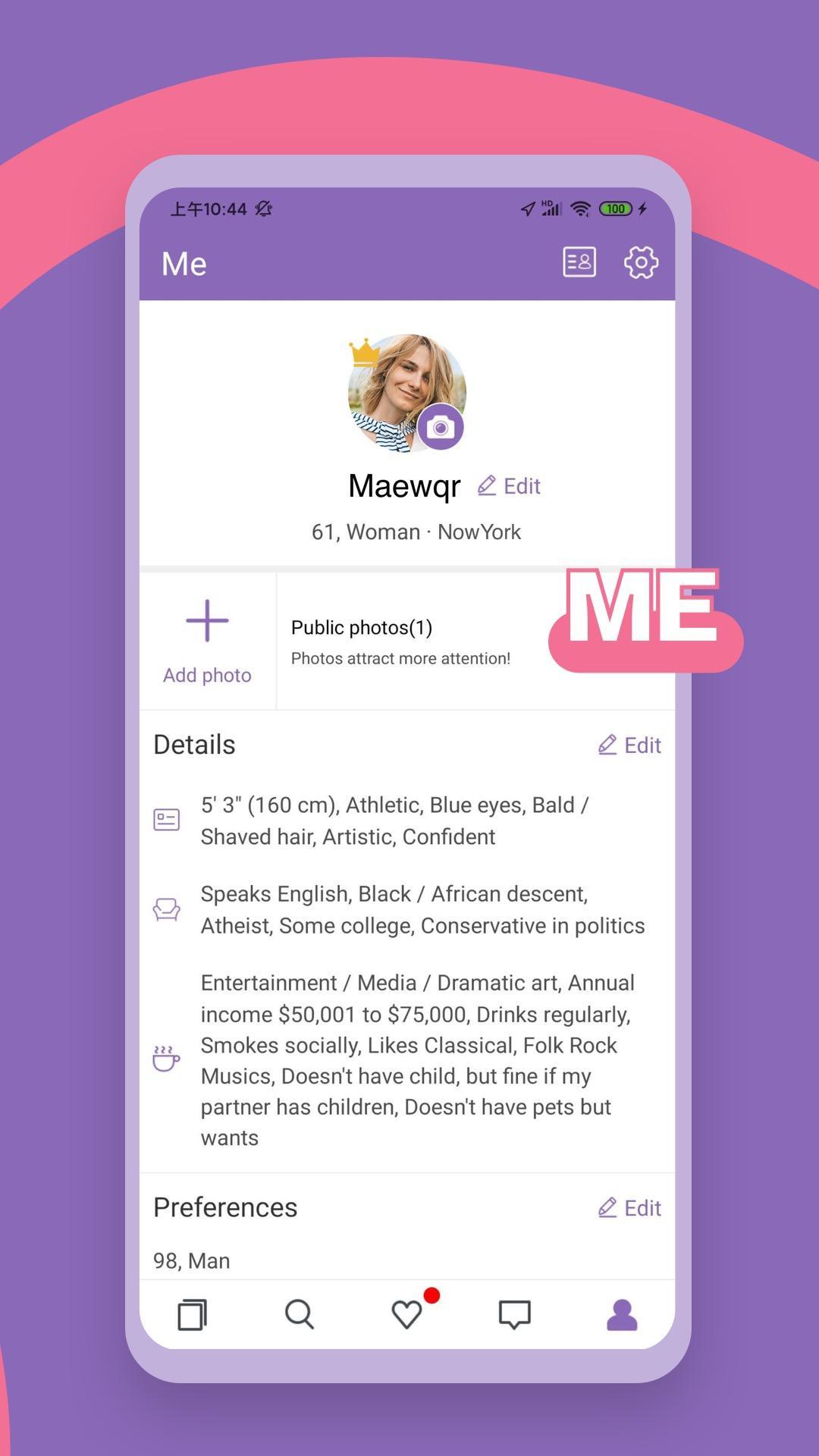 SeniorMeetMe Adult & Over 50 Dating App 2.0.5 Screenshot 5