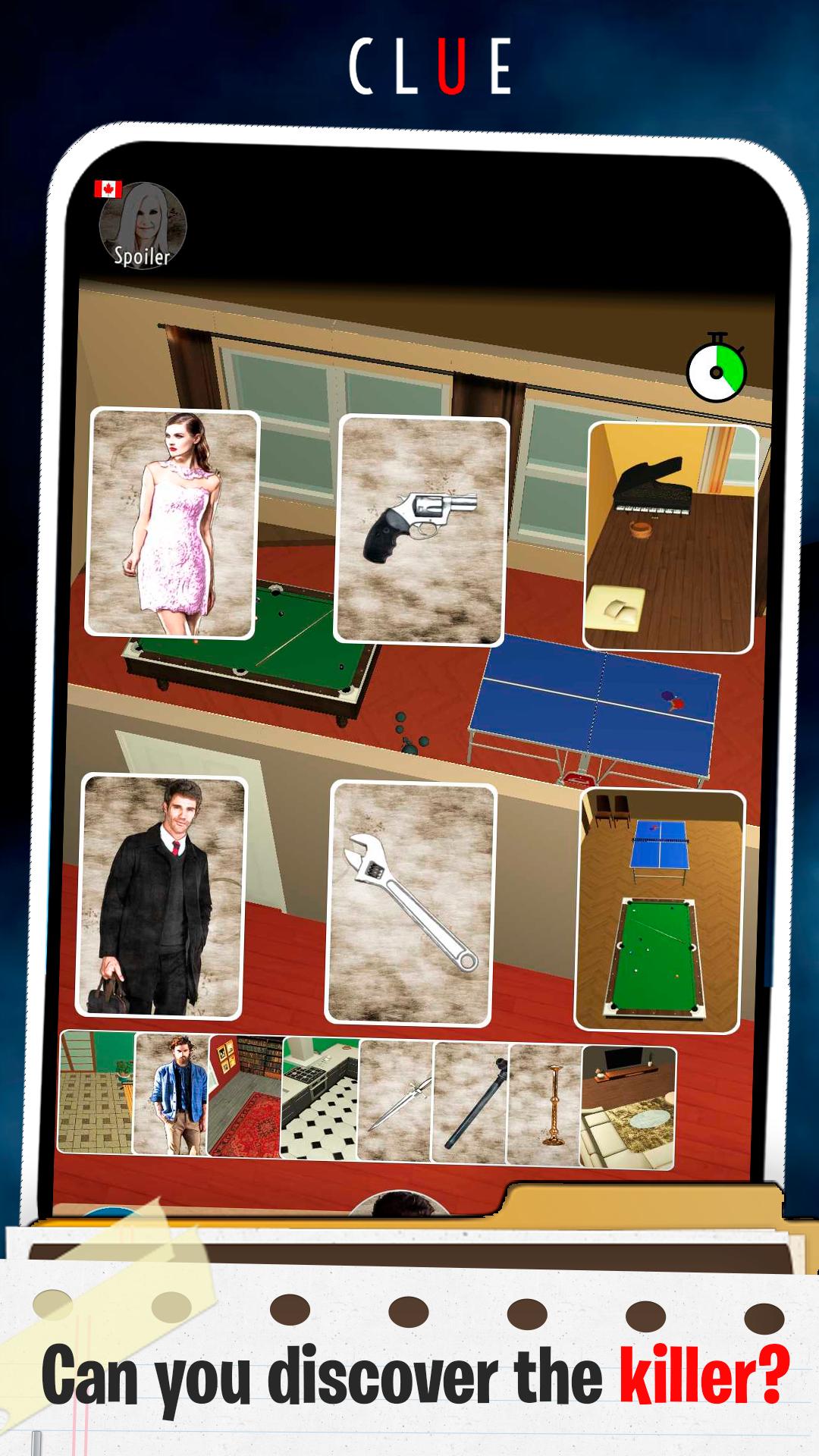 Clue Detective mystery murder criminal board game 2.3 Screenshot 13