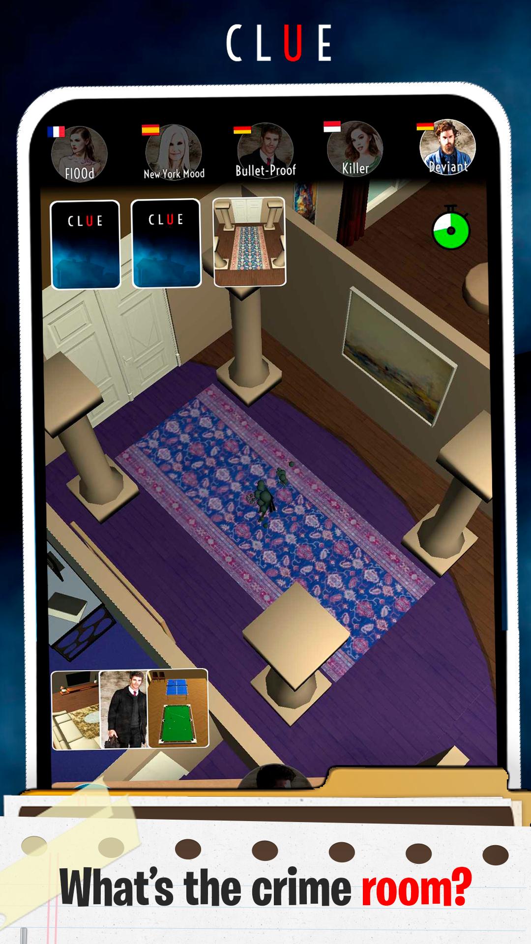 Clue Detective mystery murder criminal board game 2.3 Screenshot 3