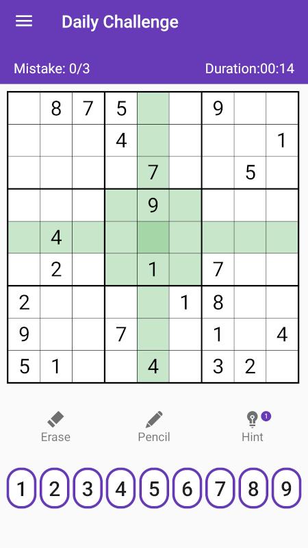 Daily Sudoku 1.2.4 Screenshot 3