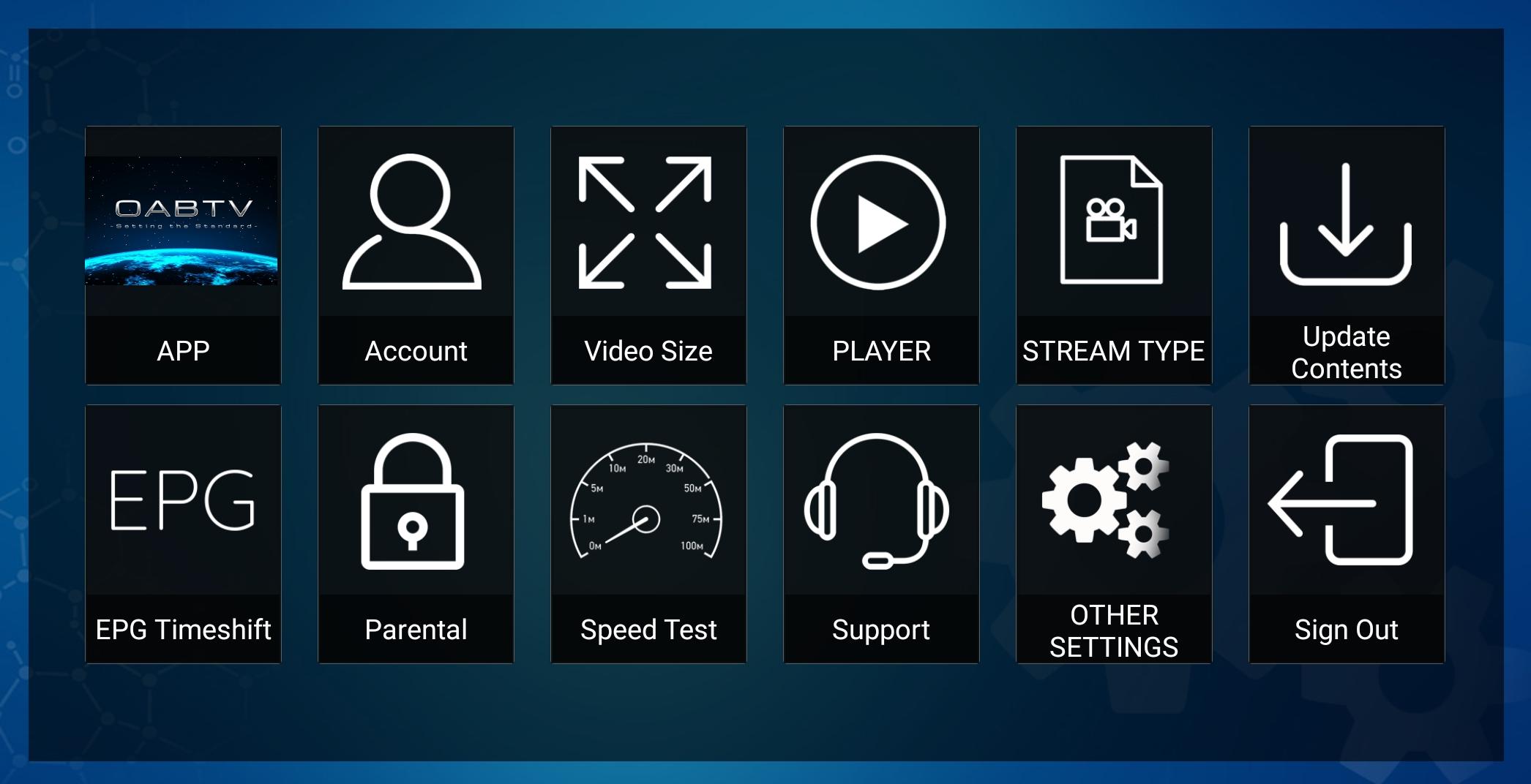 OABTV Player 4.0.4 Screenshot 1