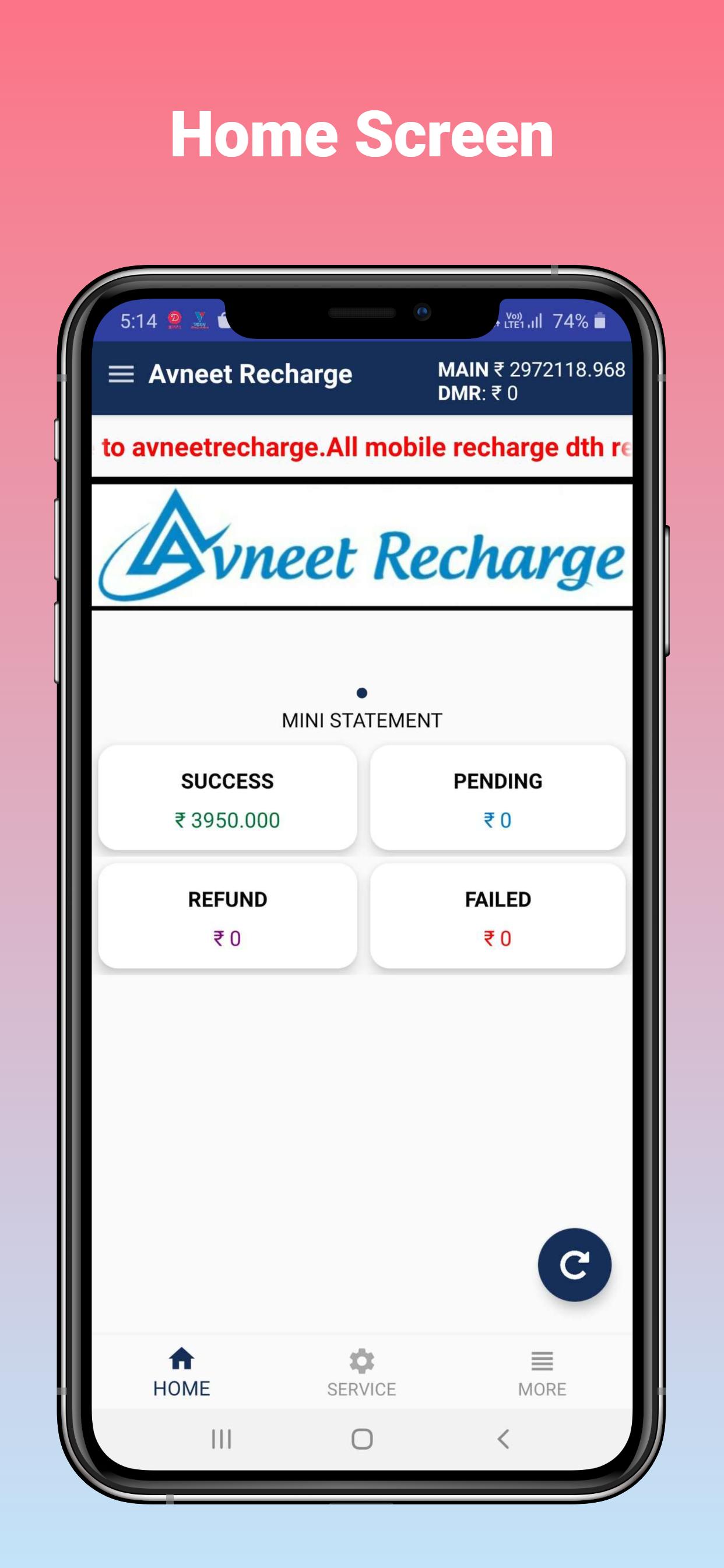 Avneet Recharge 60.4.3 Screenshot 1