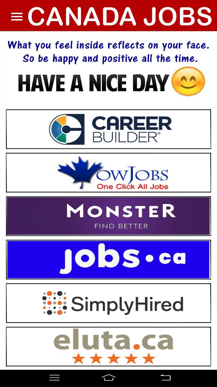 CANADA JOBS 🇨🇦 TORONTO JOBS 21.1.2 Screenshot 1