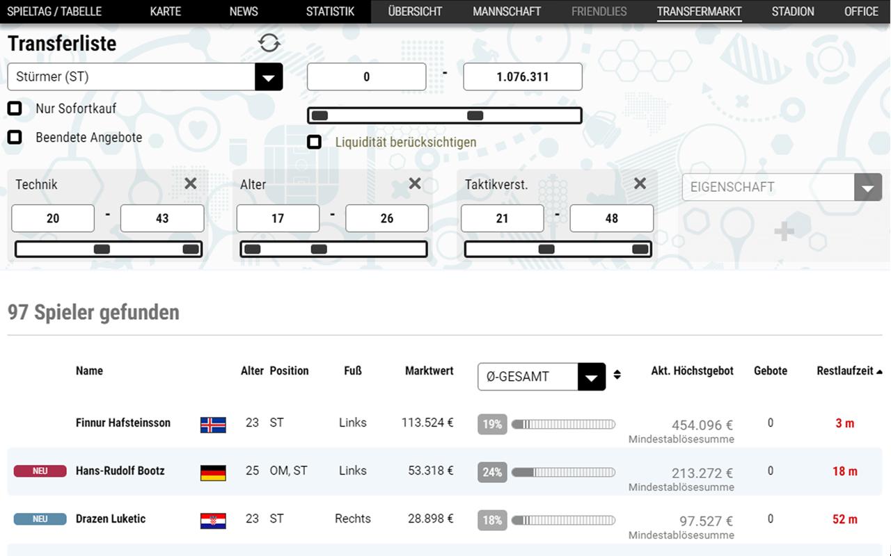 ONLINELIGA.at Österr. Online Fußballmeisterschaft 0.3.6 Screenshot 13
