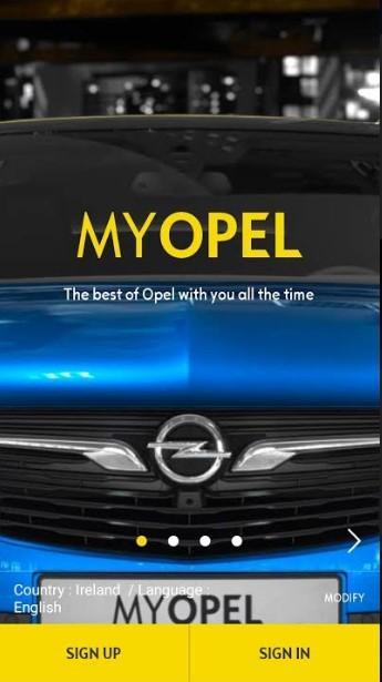 myOpel - the official app for all Opel drivers 1.27.0 Screenshot 1