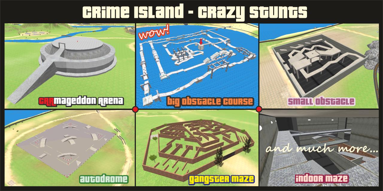 Crime Island - Crazy Stunts 1.01 Screenshot 1