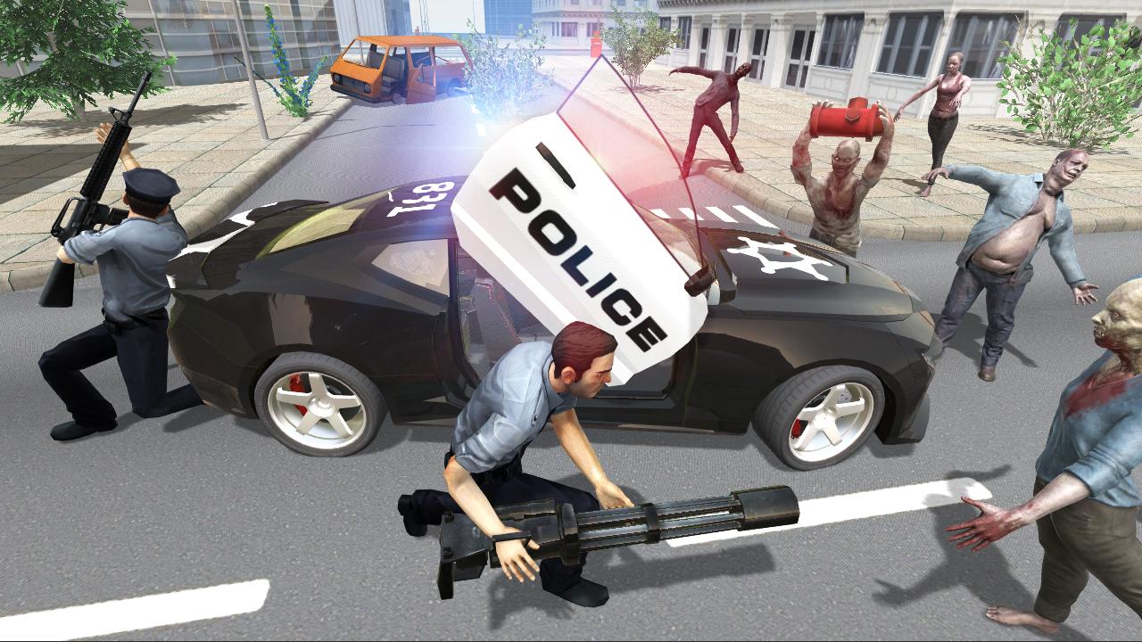 Police vs Zombie Action games 1.1 Screenshot 1