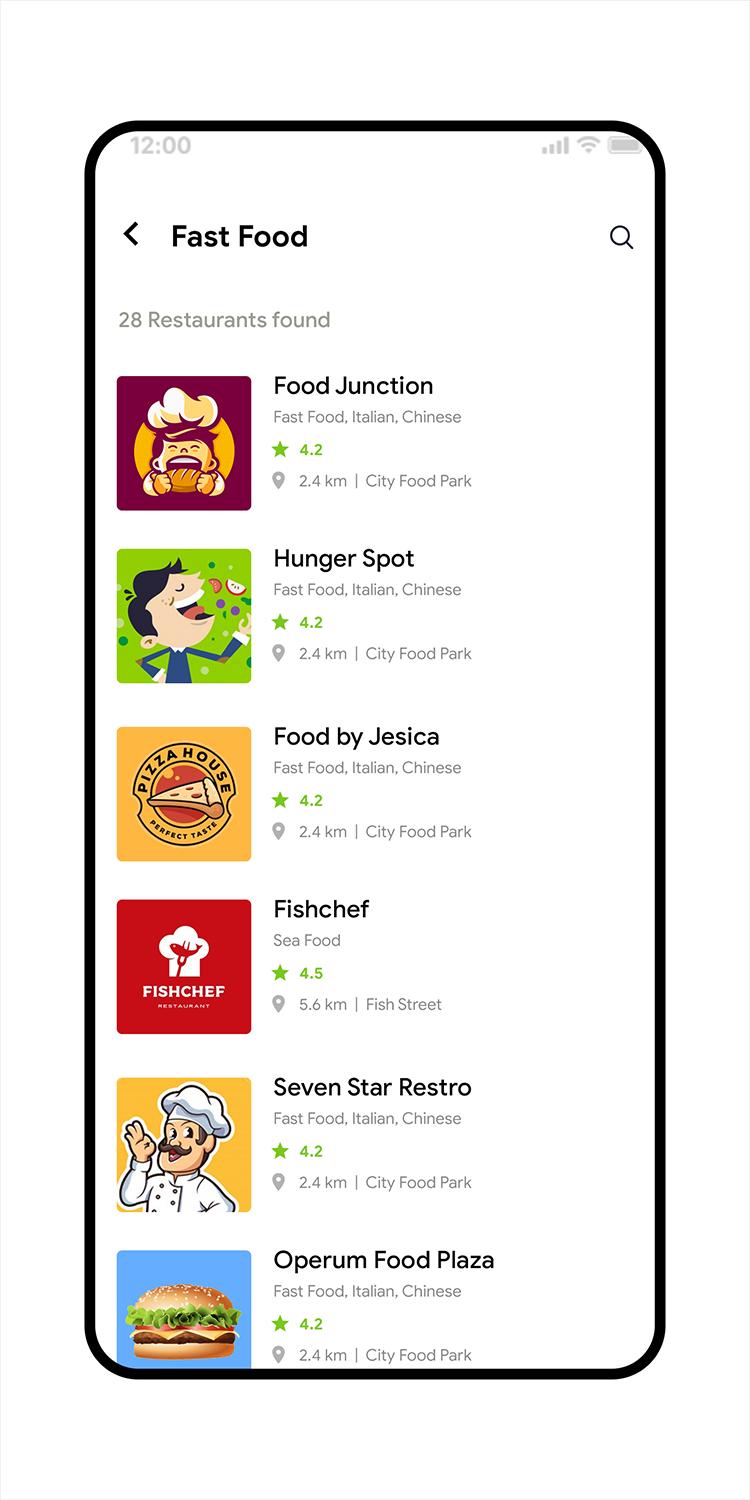 Foodoz User - Template 1.0.2 Screenshot 4
