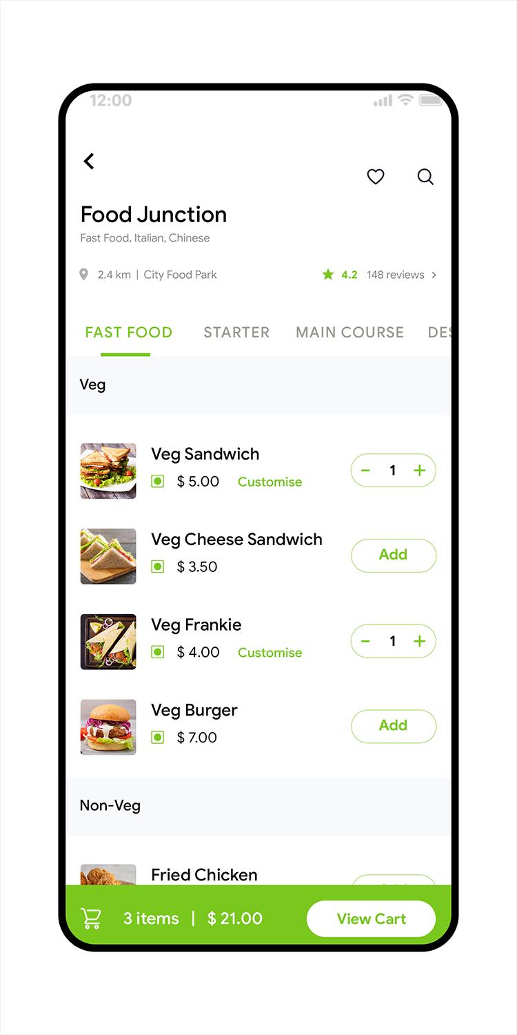 Foodoz User - Template 1.0.2 Screenshot 6
