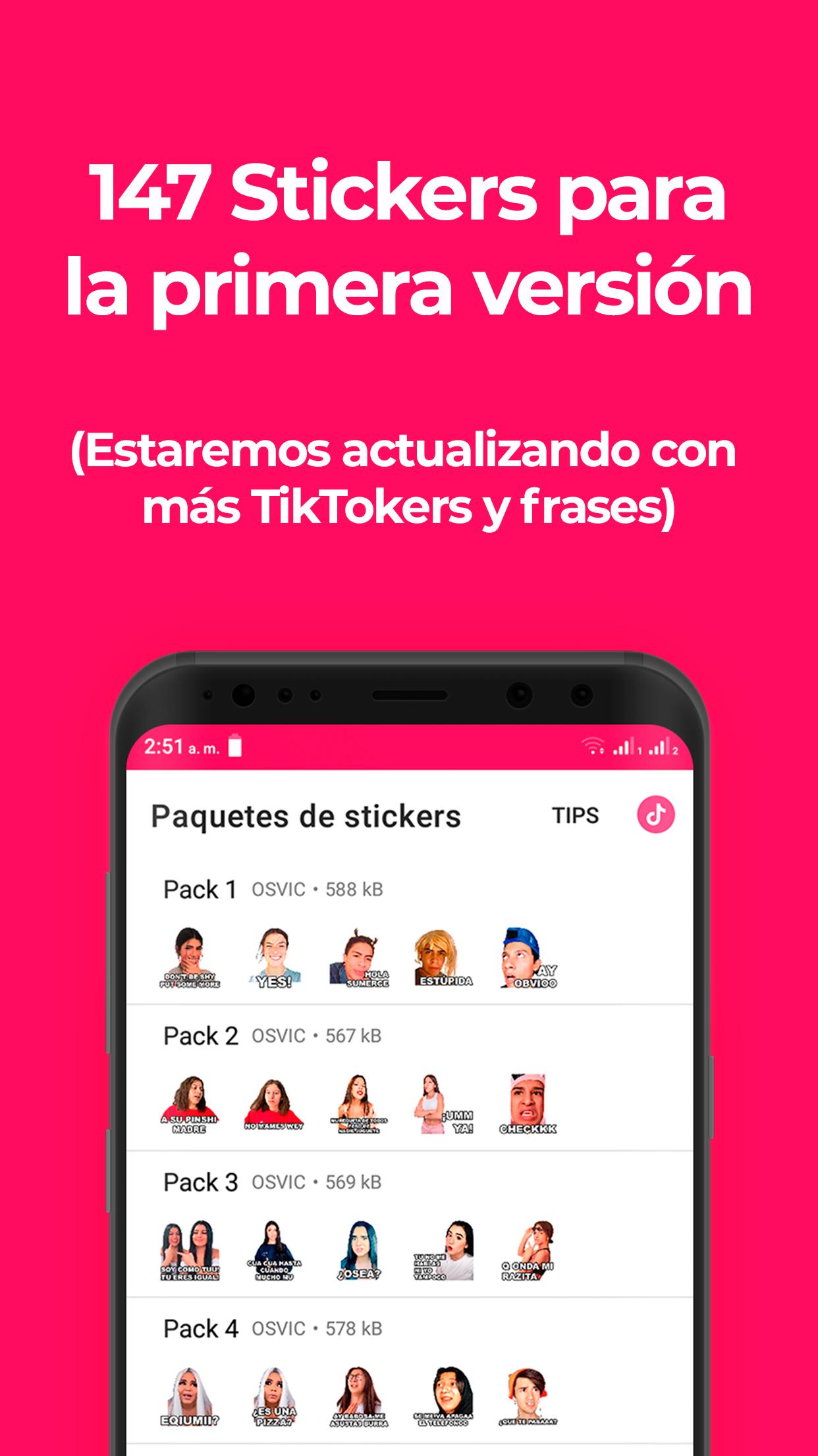 TikTokers Stickers para WhatsApp 2021 1.5 Screenshot 10