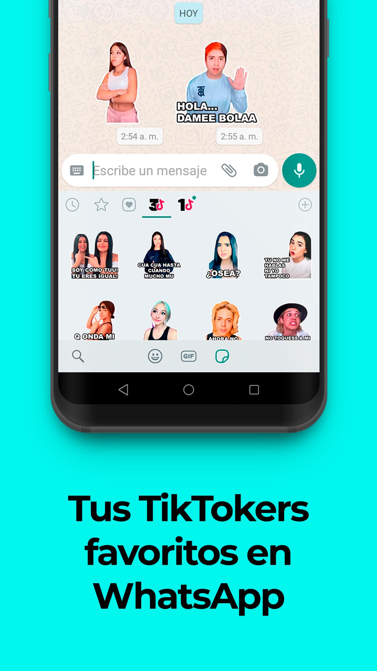 TikTokers Stickers para WhatsApp 2021 1.5 Screenshot 12