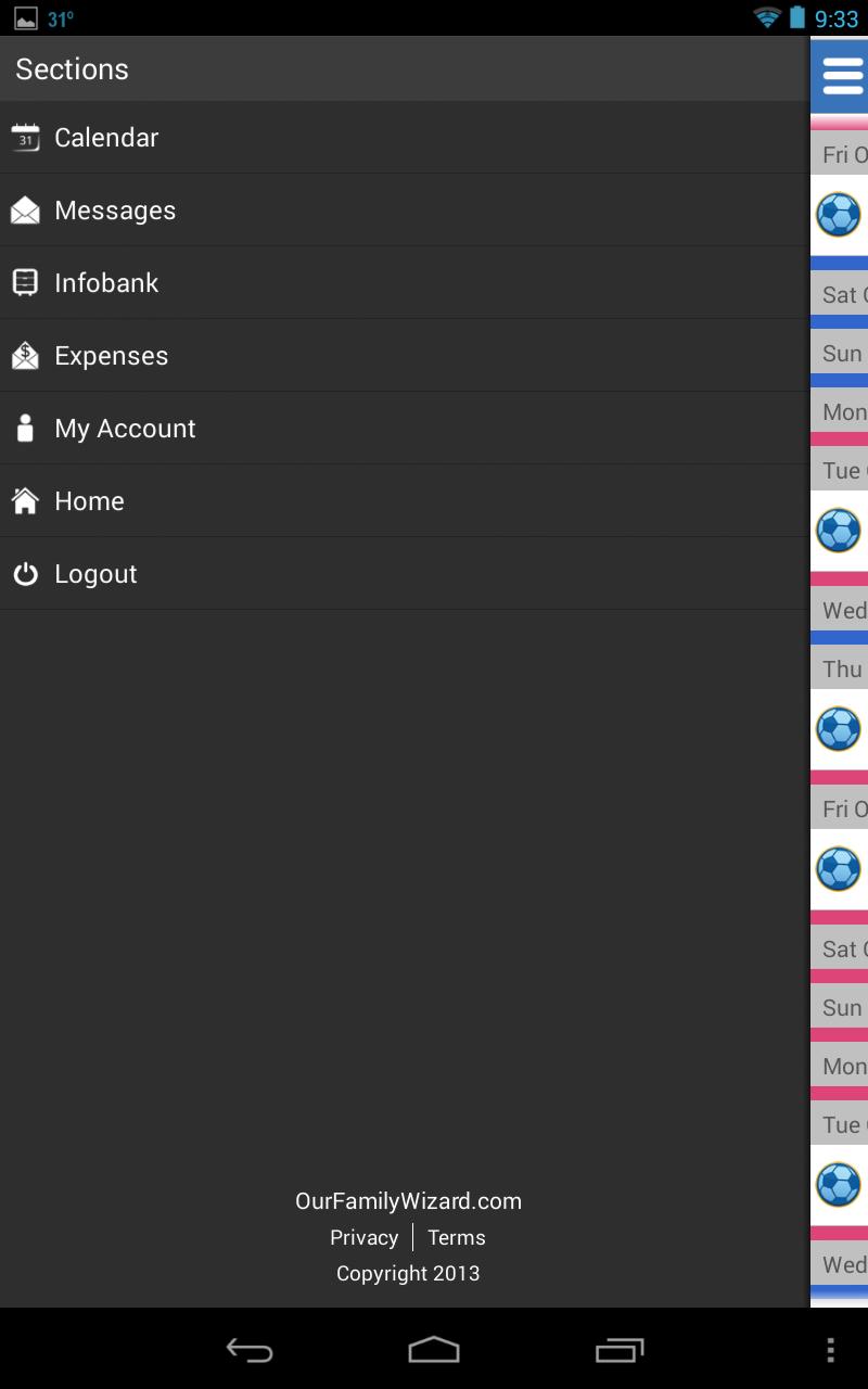 OurFamilyWizard Co-Parenting App 4.6.1 Screenshot 11