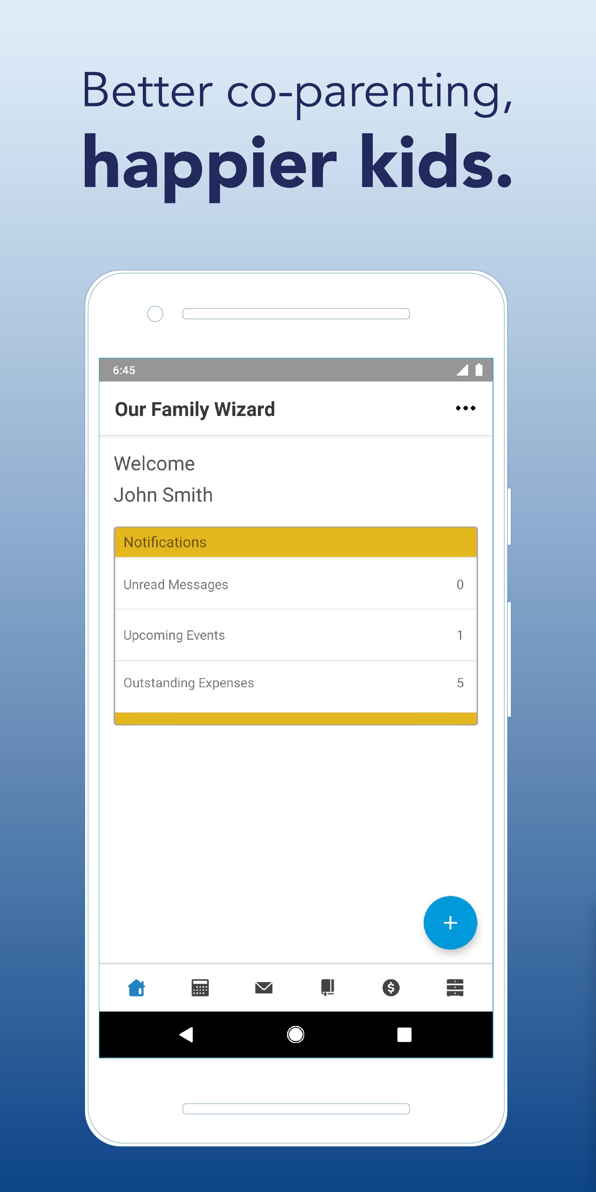 OurFamilyWizard Co-Parenting App 4.6.1 Screenshot 1