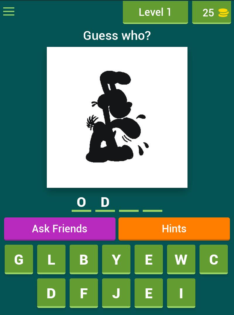 Guess the Character Shadow Shadow Quiz Game 8.21.4z Screenshot 8
