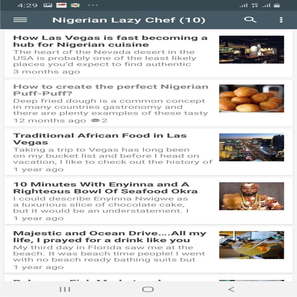 Nigerian Food Recipes 1.0 Screenshot 2