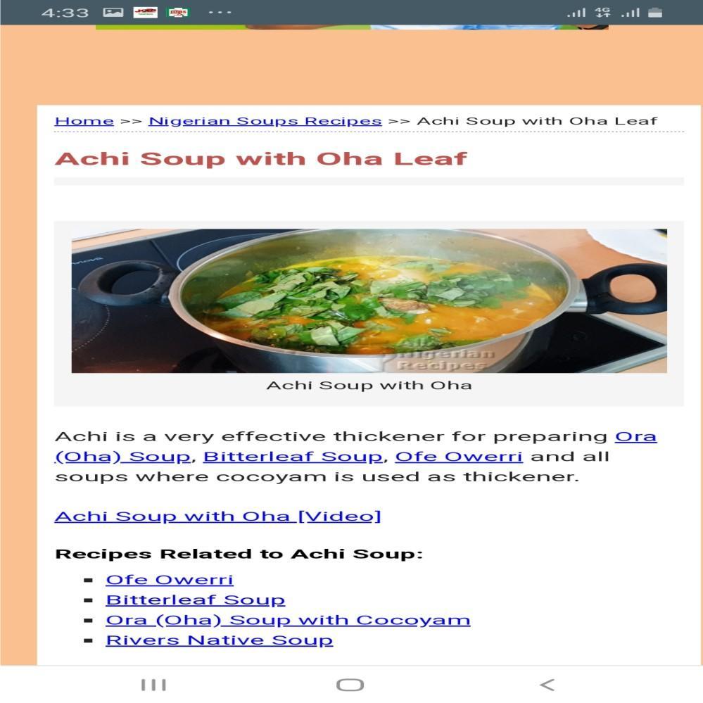Nigerian Food Recipes 1.0 Screenshot 3