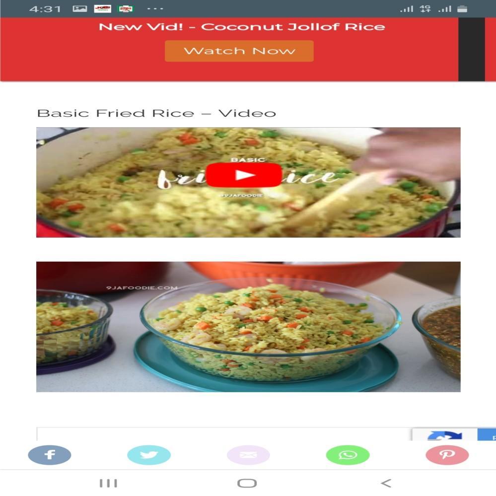 Nigerian Food Recipes 1.0 Screenshot 4