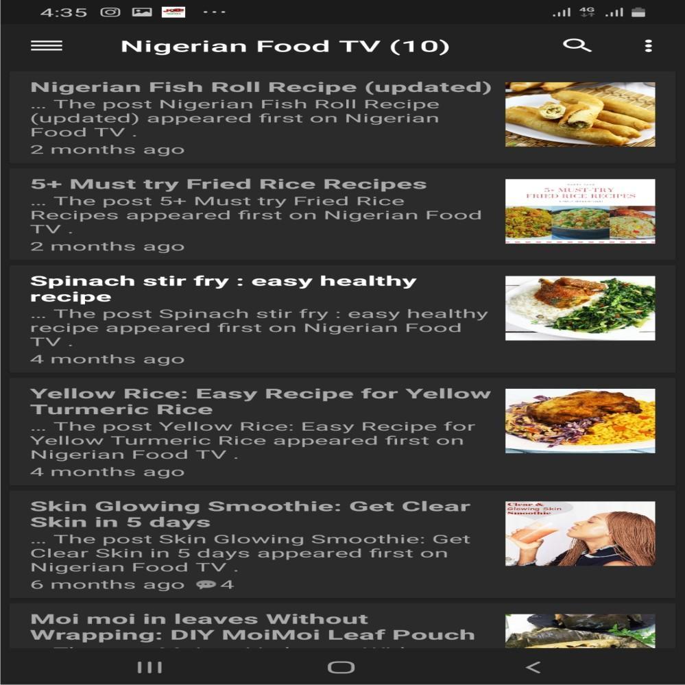 Nigerian Food Recipes 1.0 Screenshot 5
