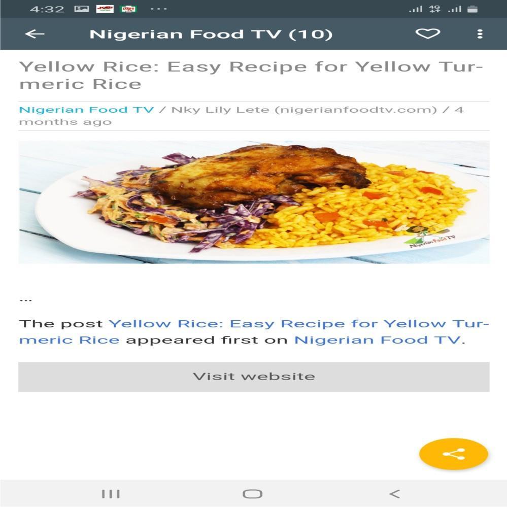 Nigerian Food Recipes 1.0 Screenshot 6
