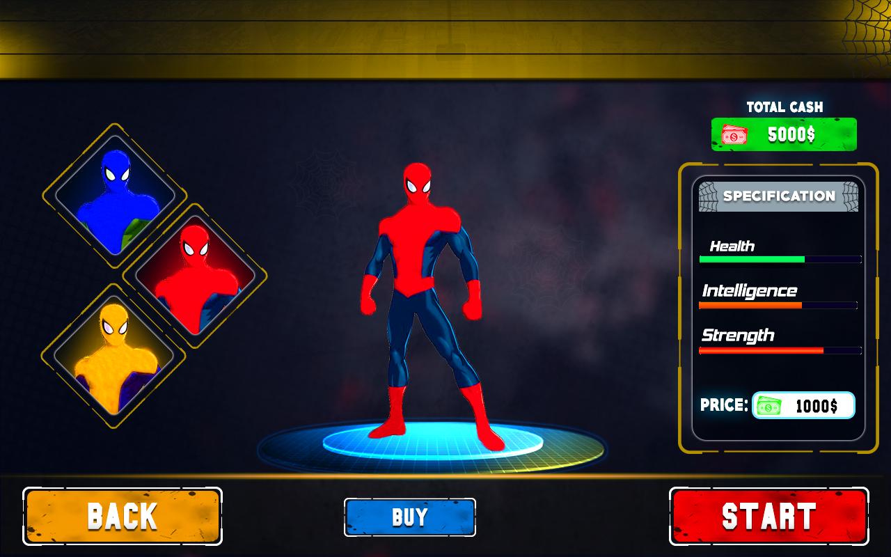 Spider hero game - mutant rope man fighting games 1.3 Screenshot 10