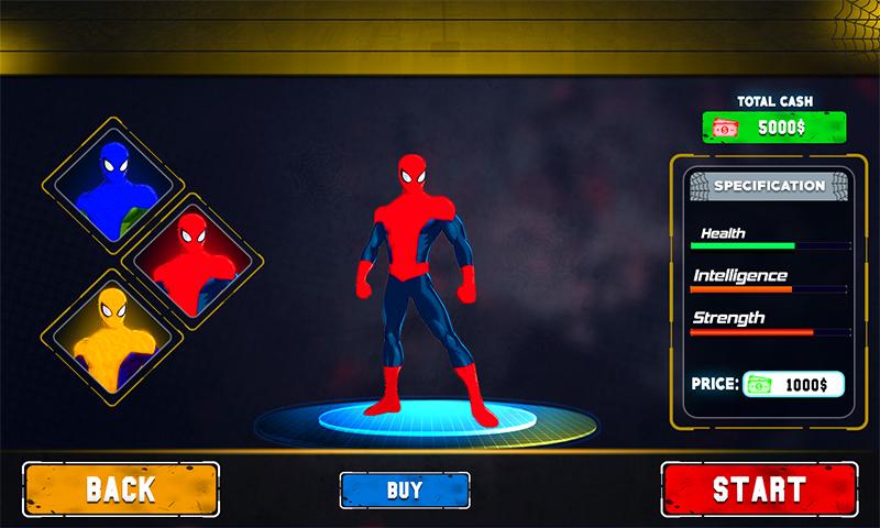 Spider hero game - mutant rope man fighting games 1.3 Screenshot 5