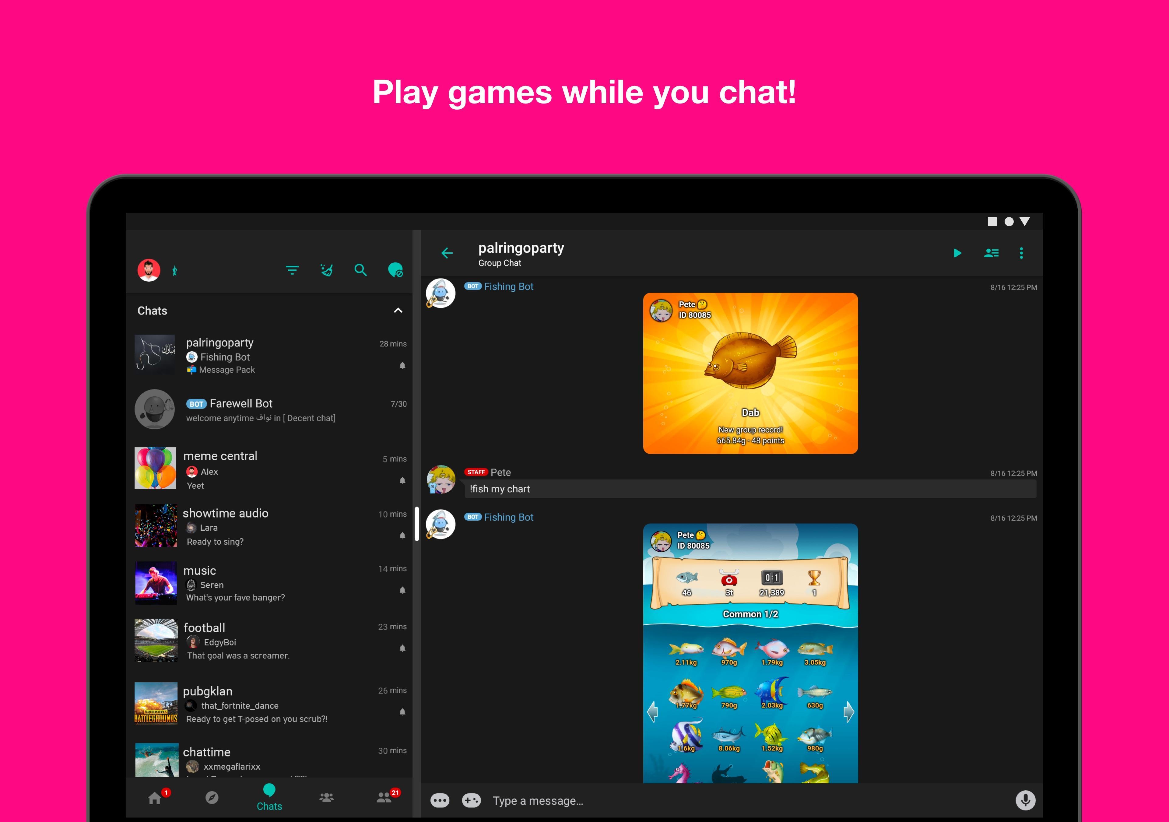 Palringo Group Messenger - chat, play games & more 9.2.1 Screenshot 8