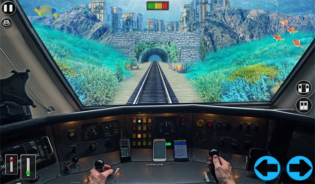 Underwater Bullet Train Simulator : Train Games 3.0.2 Screenshot 10