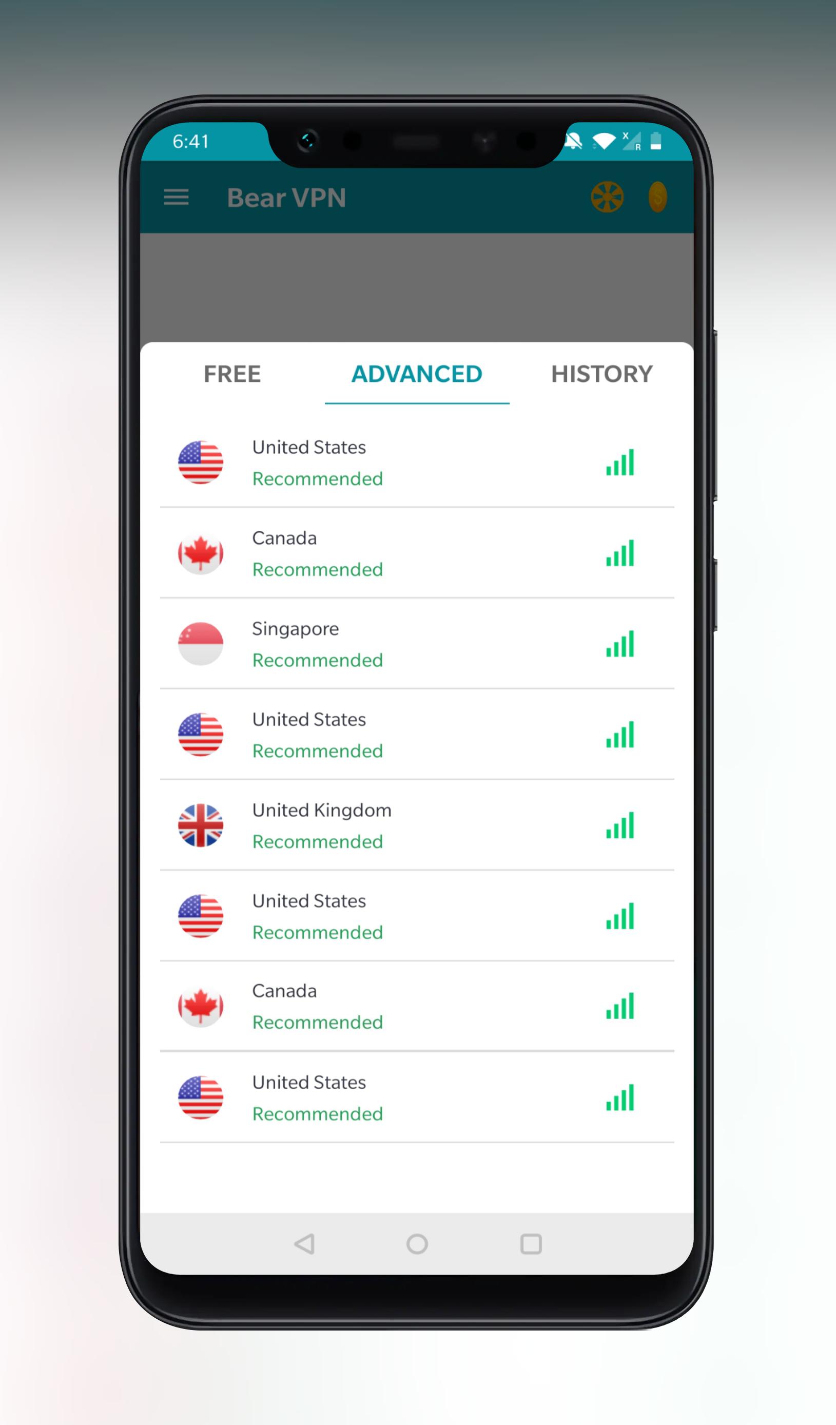 Bear VPN Free & Unlimited VPN 3.2.1 Screenshot 3