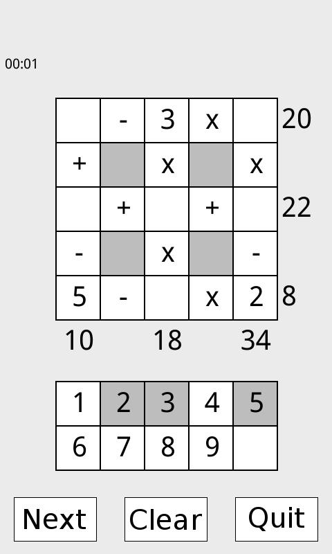 Math Square Solve math puzzles 1.26 Screenshot 2