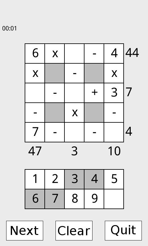 Math Square Solve math puzzles 1.26 Screenshot 4