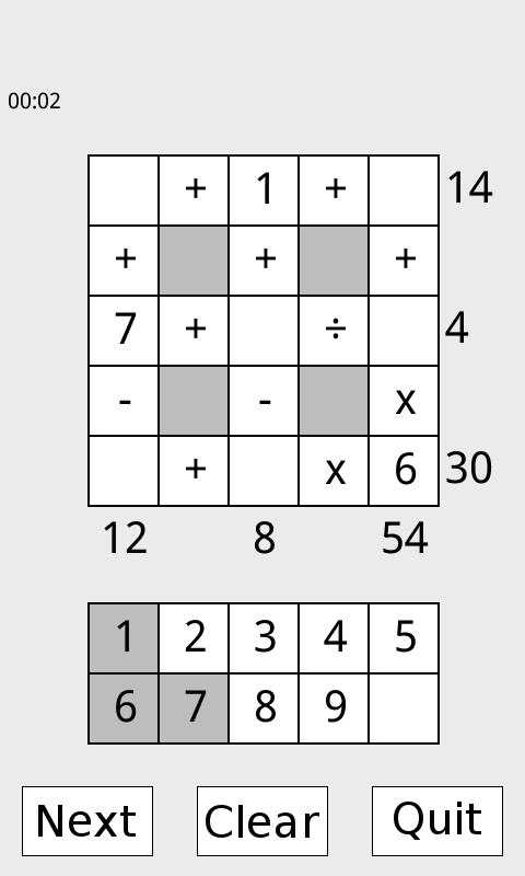 Math Square Solve math puzzles 1.26 Screenshot 5