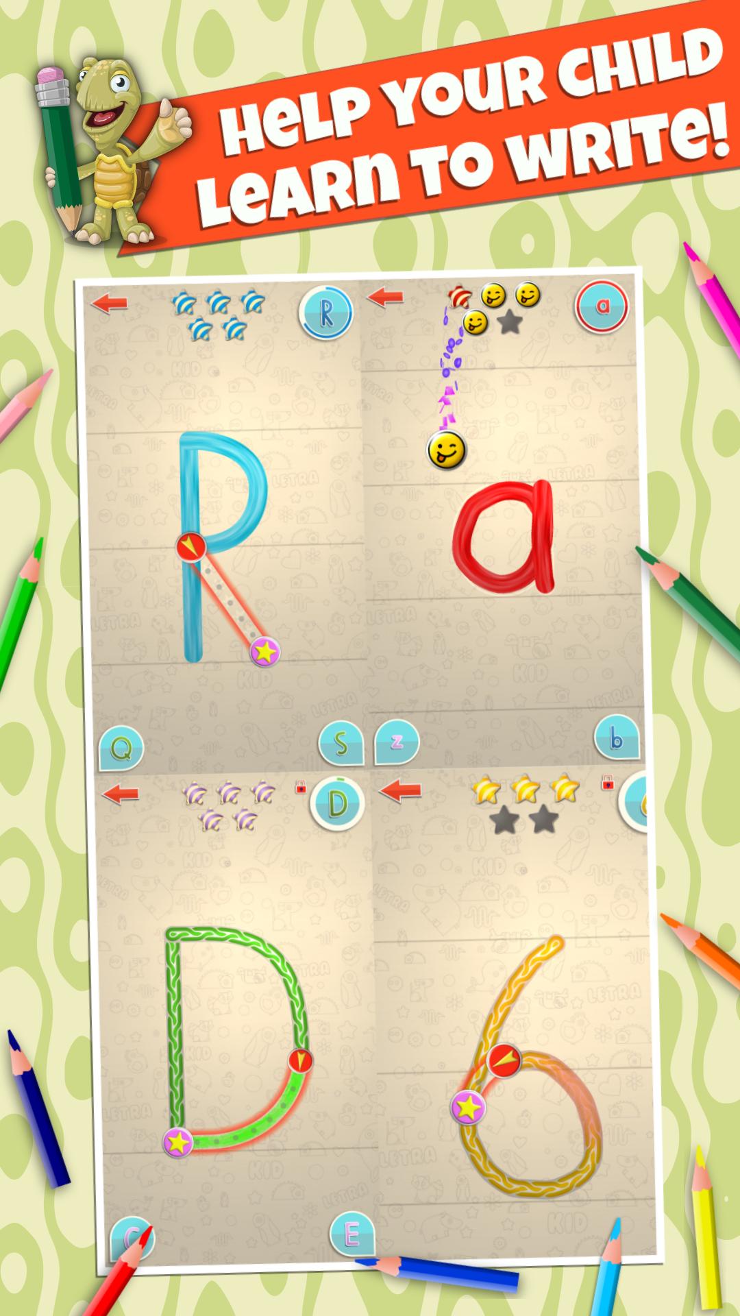 LetraKid Writing ABC for Kids Tracing Letters&123 1.9.4 Screenshot 1