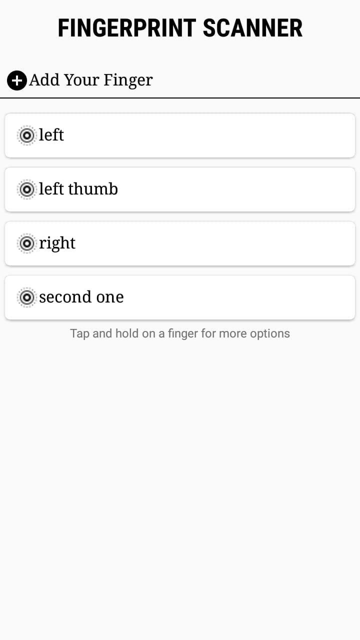 Samsung Fingerprint 1.0.3 Screenshot 4