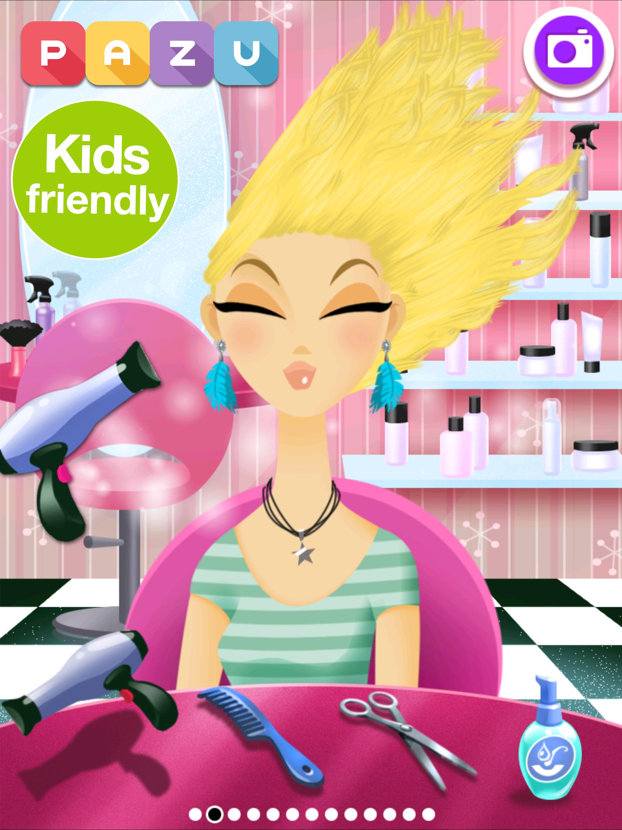 Girls Hair Salon Hairstyle makeover kids games 2.20 Screenshot 11