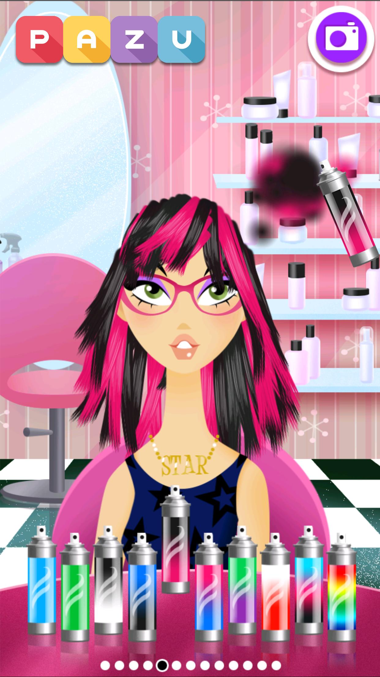 Girls Hair Salon Hairstyle makeover kids games 2.20 Screenshot 3