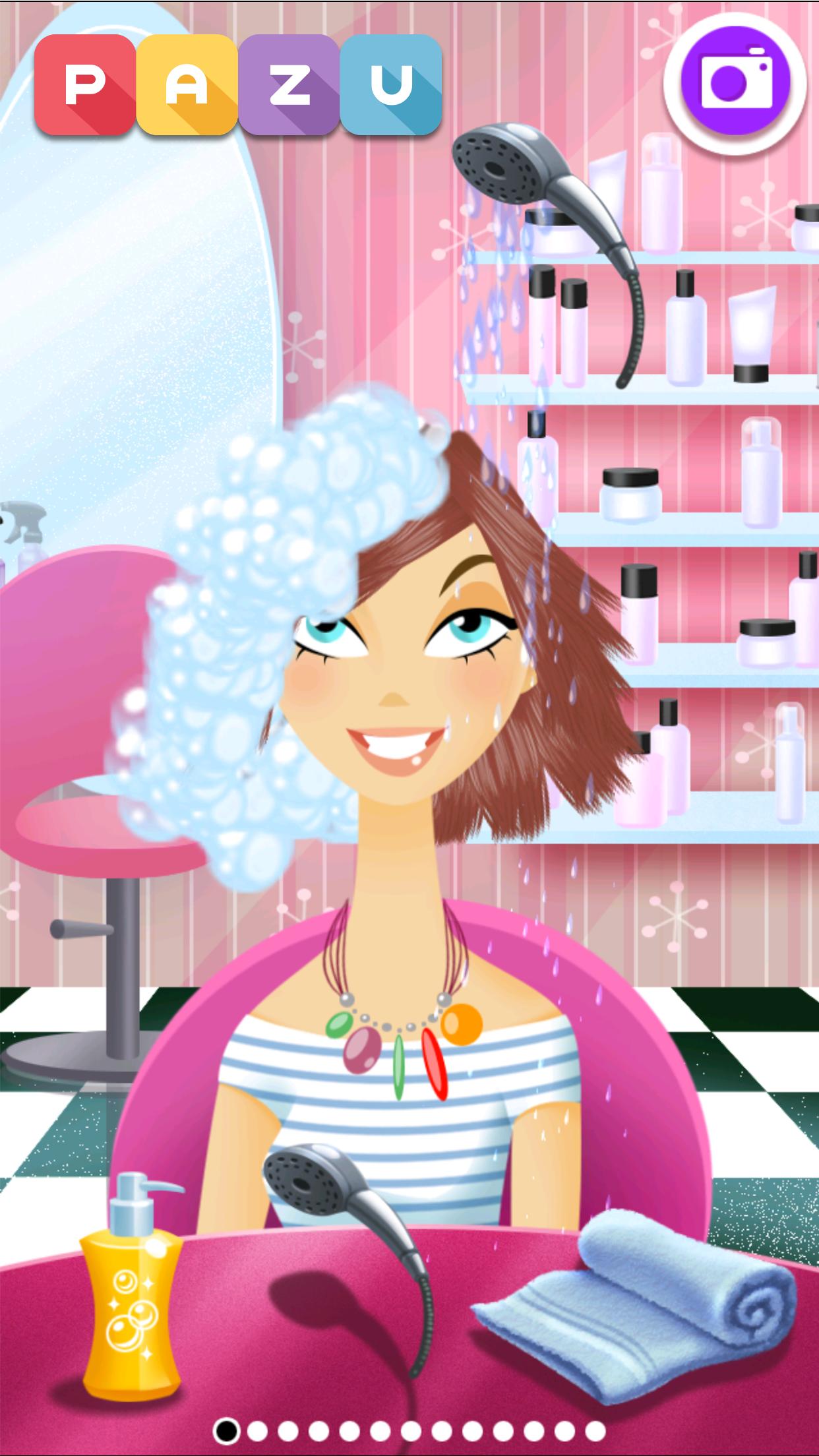 Girls Hair Salon Hairstyle makeover kids games 2.20 Screenshot 4