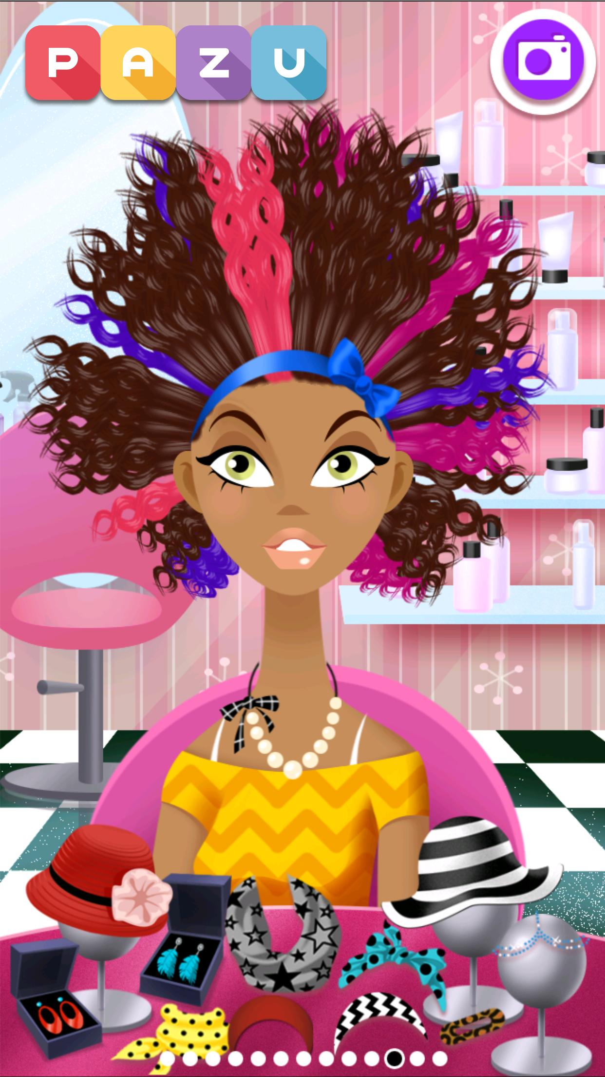 Girls Hair Salon Hairstyle makeover kids games 2.20 Screenshot 5