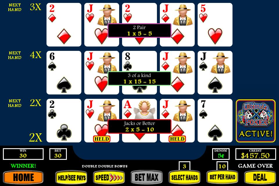 Ultimate Video Poker 12 X Multipliers 3.3.3 Screenshot 4