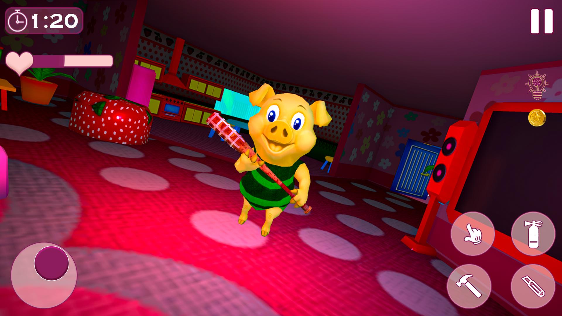 Piggy Family 3D: Scary Neighbor Obby House Escape 1.6 Screenshot 1