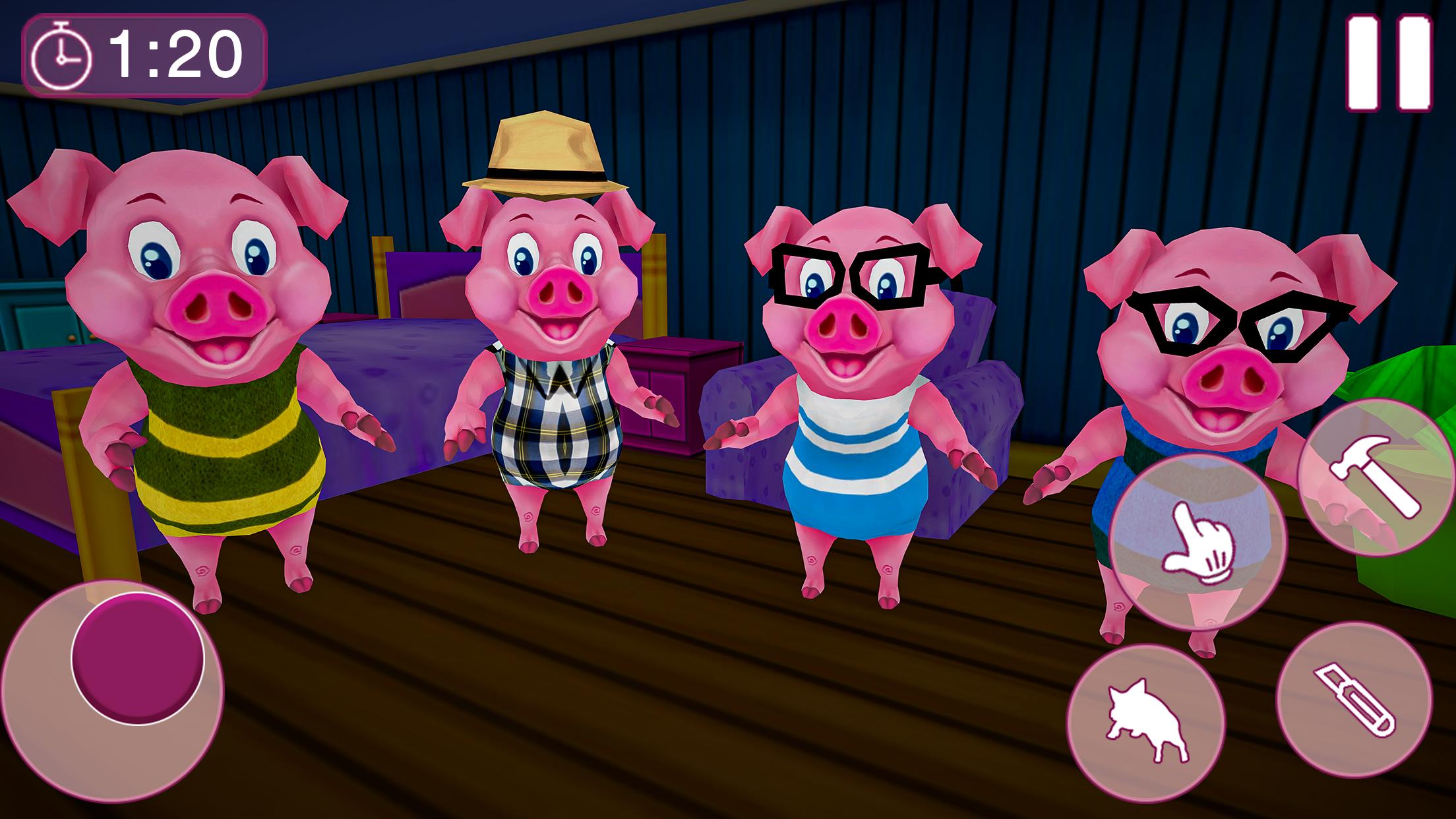 Piggy Family 3D: Scary Neighbor Obby House Escape 1.6 Screenshot 12